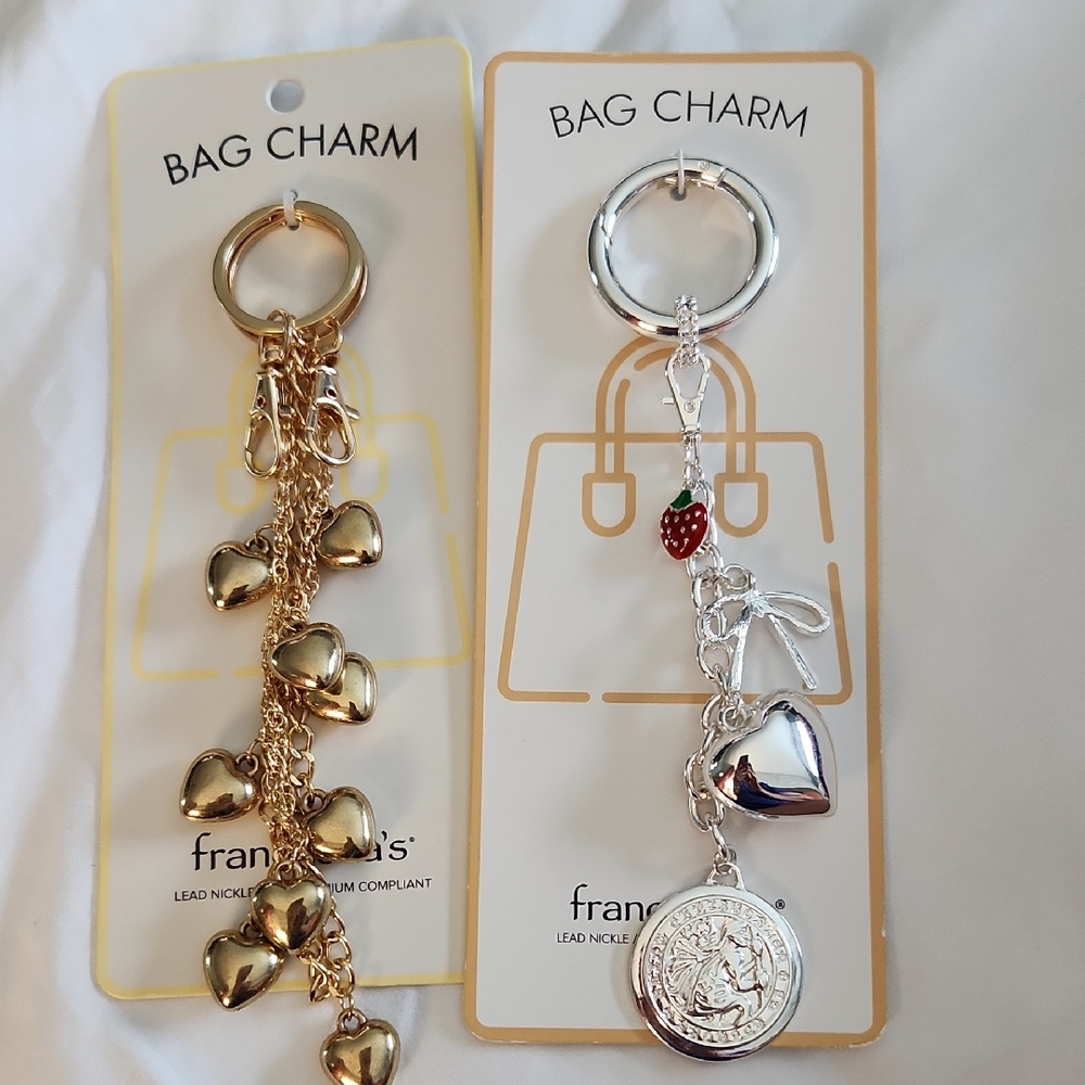Francesca's Collections Gold and Silver Bag Charms
